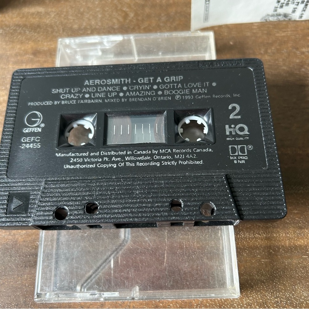 Aerosmith Cassette Tape Get A Grip - Picture 6 of 7